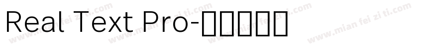 Real Text Pro字体转换